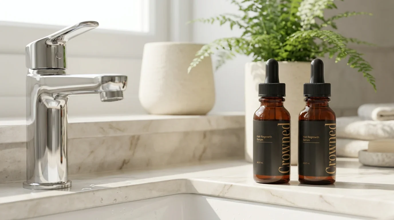 Three Crowned serum bottles — Intensive Dose